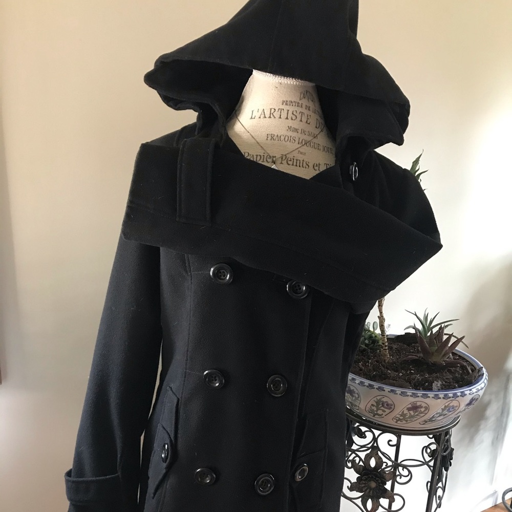 Black Peacoat by George